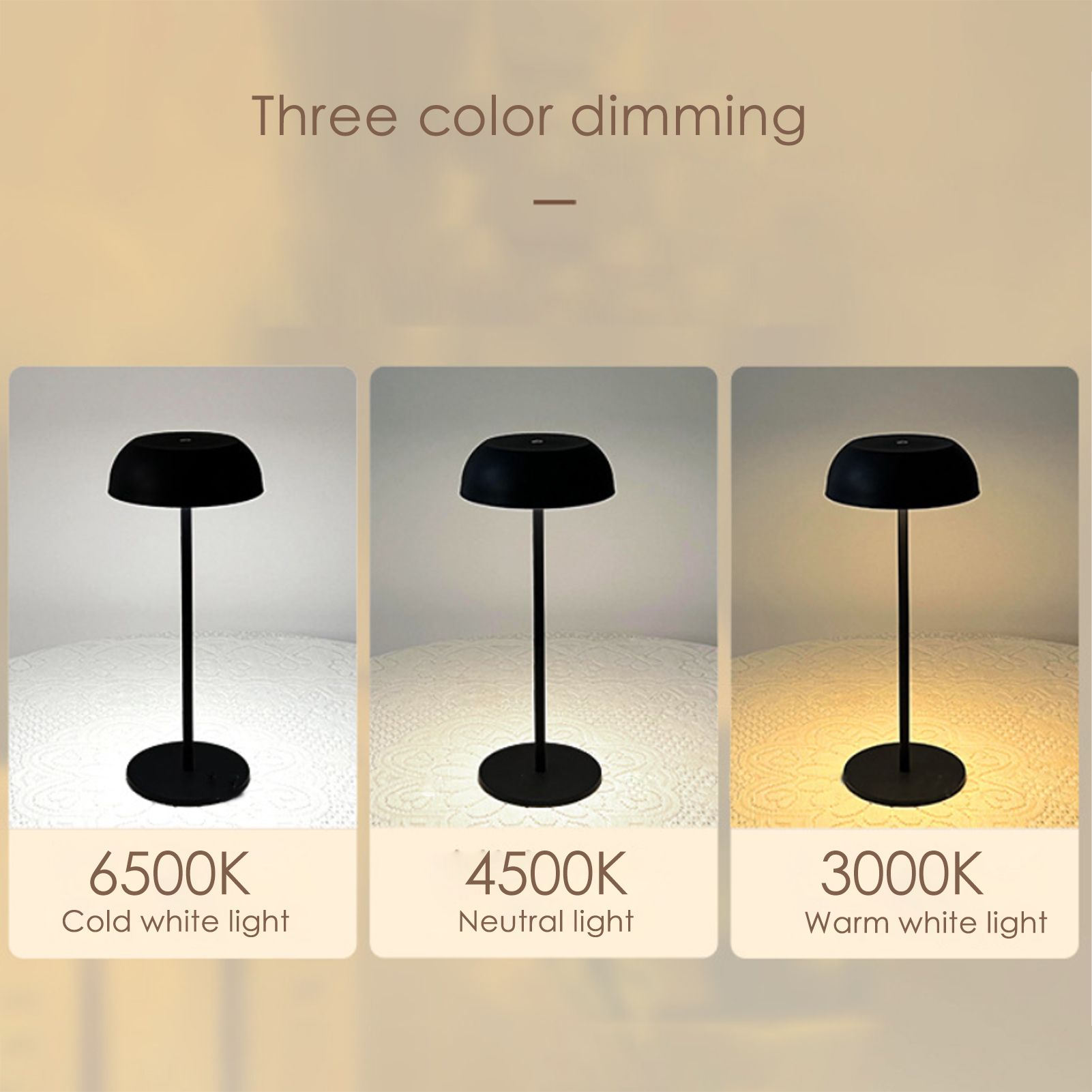 Modern Portable Table Lamp Nightstand Touch Lamp Decorative Wine Bottle Lamp 3 view 5