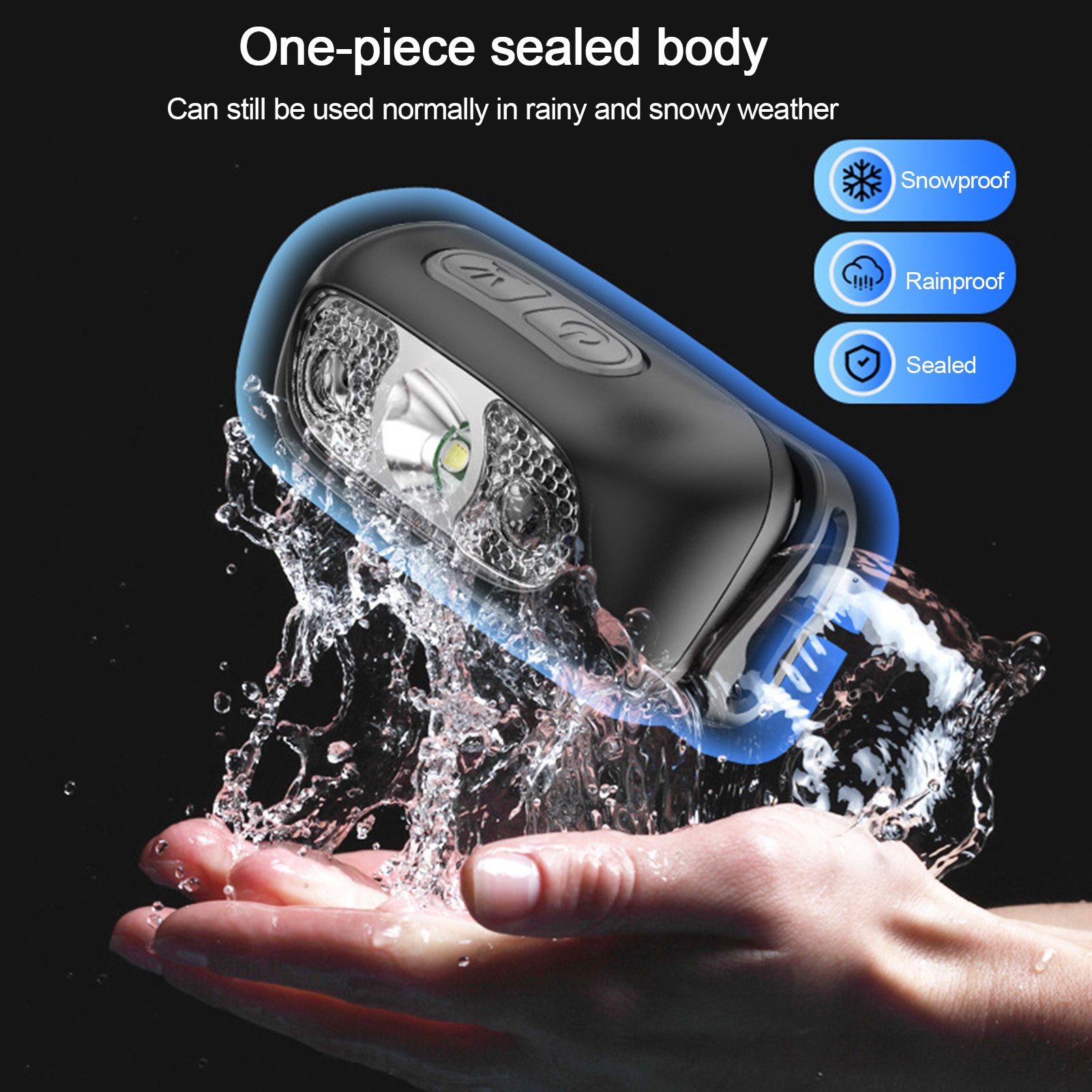 LED Outdoor Headlamp Night Fishing Strong Light Night Running Headlamp With view 9