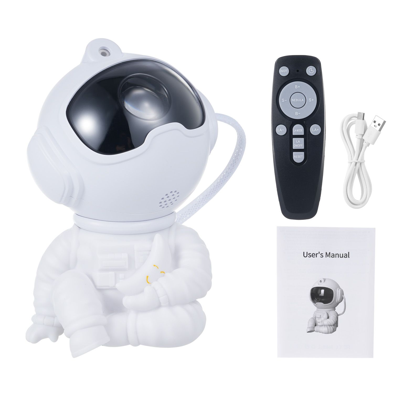 Astronaut Star Galaxy Projector Starry Nebula Projection Light Bedroom view 2