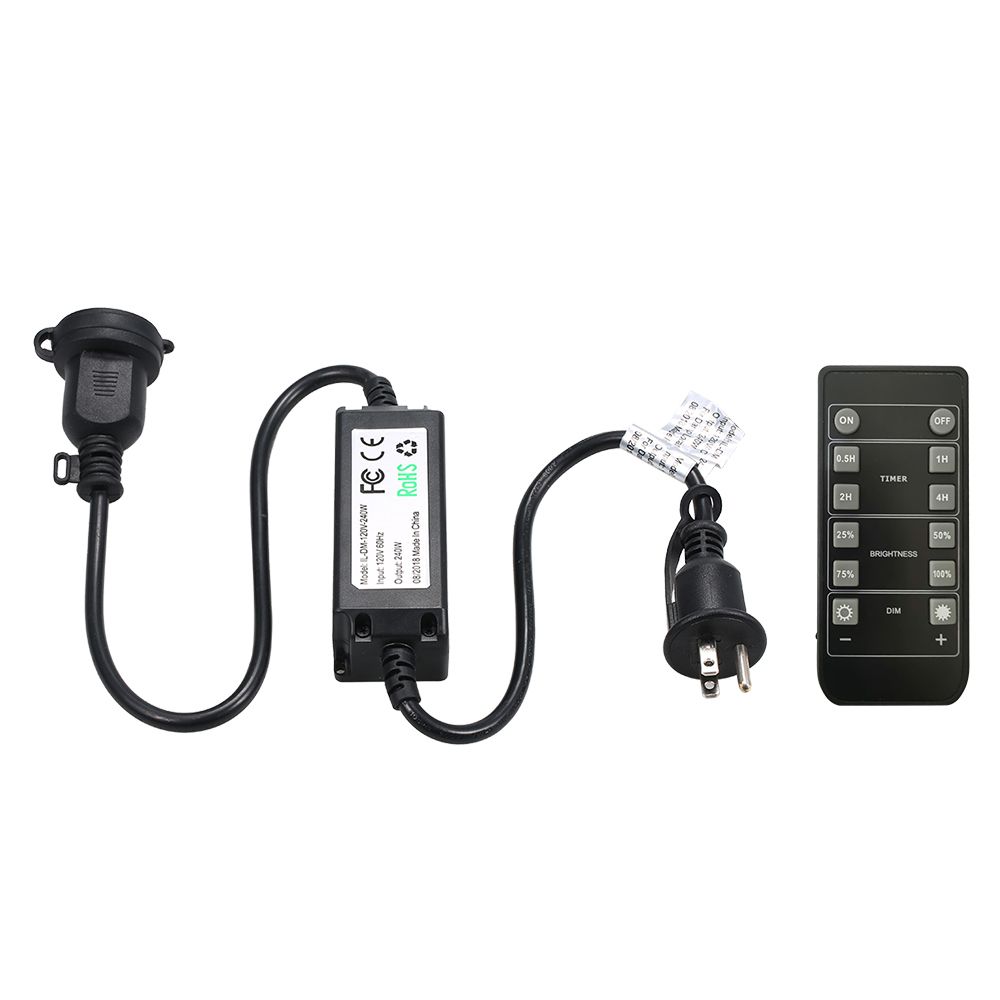 Tomshine Outdoor String Lights Dimmer with Wirelss Remote Control Max Power view 2