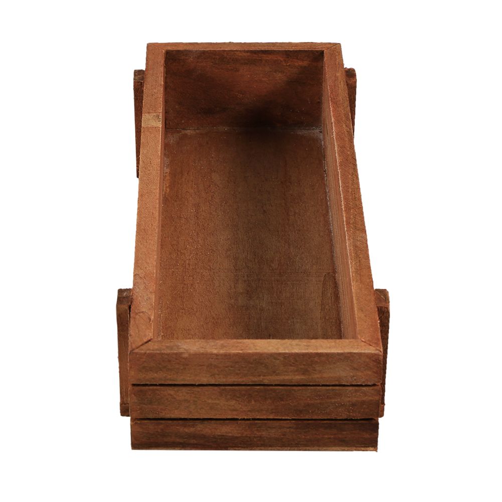 Indoor/Outdoor Wooden Herb Flower Succulent Planter Box Home Garden Rectangle view 3