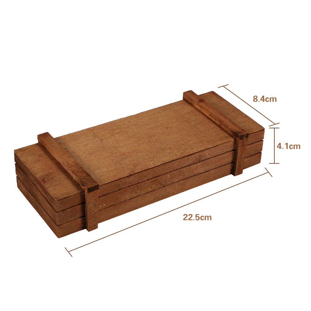 Indoor/Outdoor Wooden Herb Flower Succulent Planter Box Home Garden Rectangle view 9
