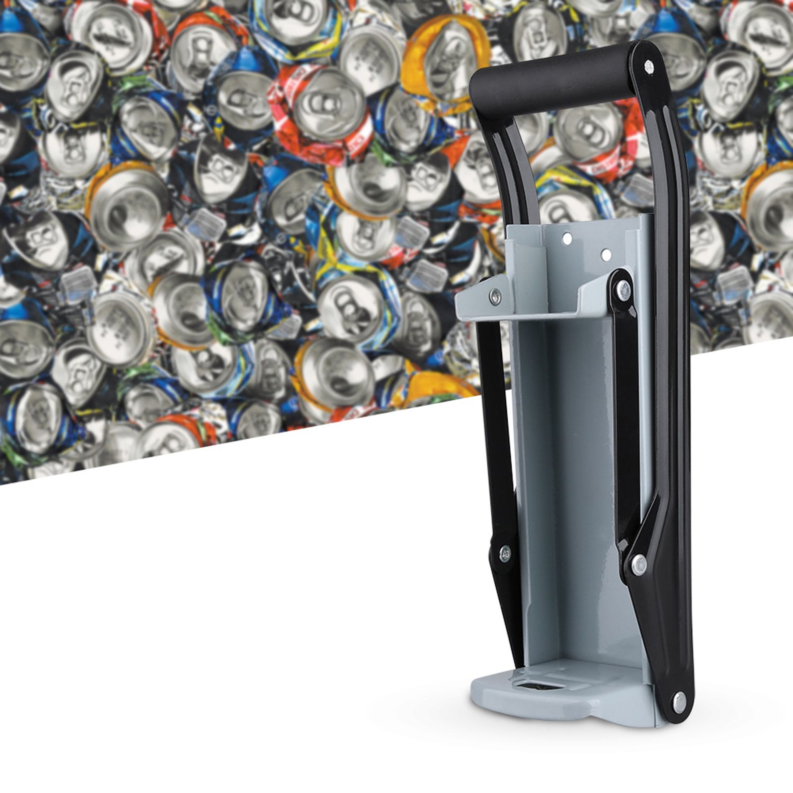 16oz Wall Mounted Home Dispensing Can Crusher Smasher Beer Soda Cans Crushing view 11