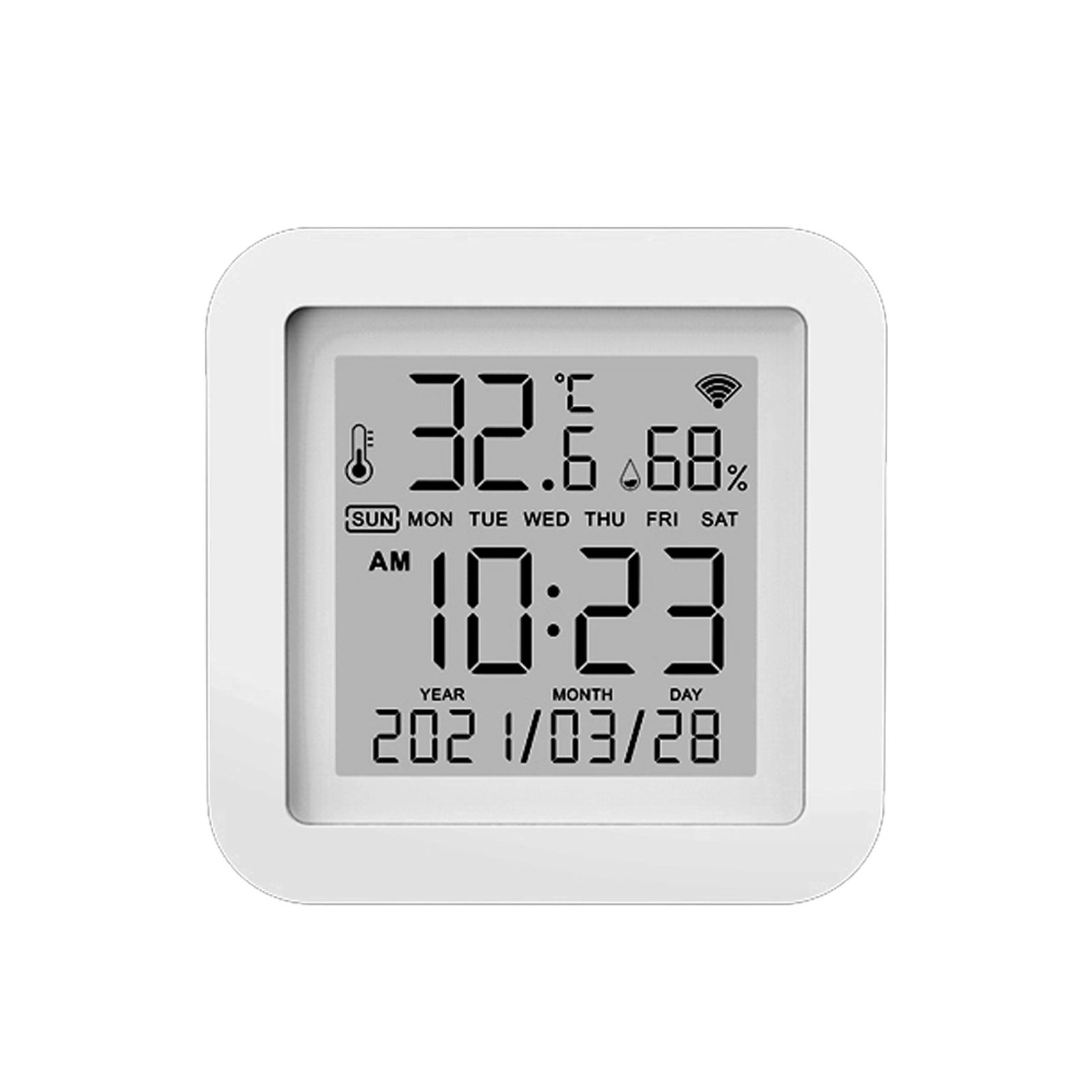 Tuya WiFi LCD Display Screen USB Power Supplys Intellgient Sensors ℉/℃ Switch view 3