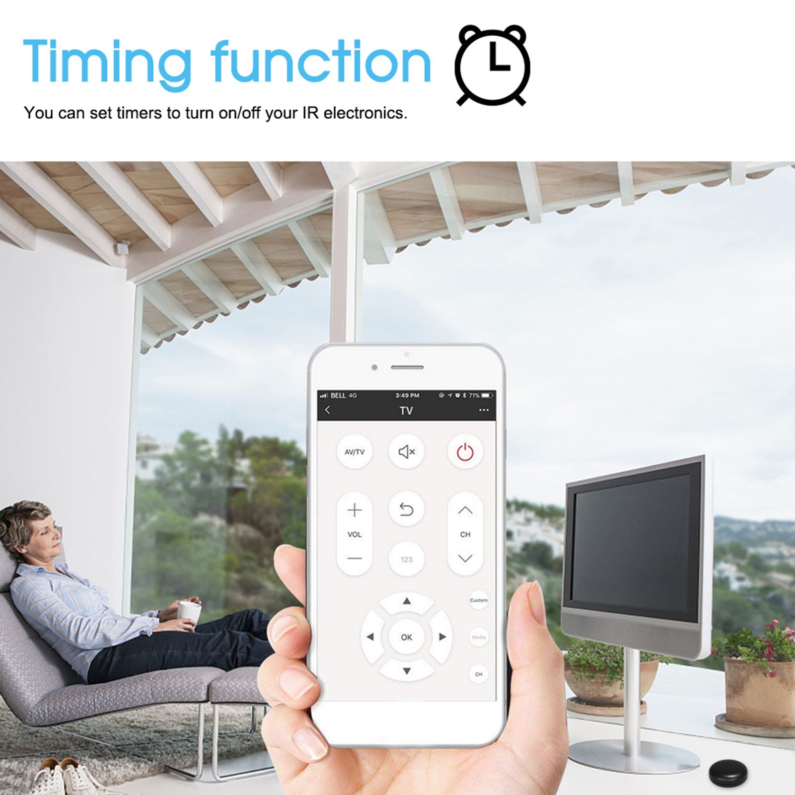WiFi-IR Remote IR Control Wi-Fi(2.4Ghz) Enabled Infrared Universal Remote view 7