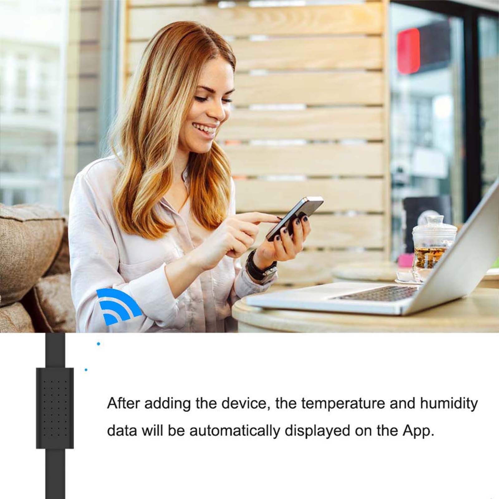 Broadlink Bestcon HTS2 USB Port Temp Humidity Sensor Detector Work With RM4 view 9