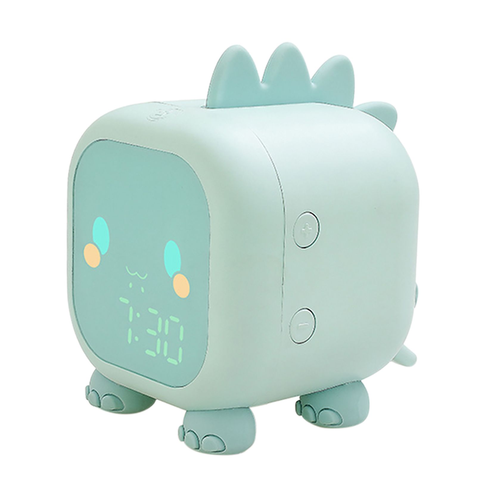 Kids Digital Alarm Clock Night Lights Sleep Trainier 2 Alarms 6 Ringtones Time view 2