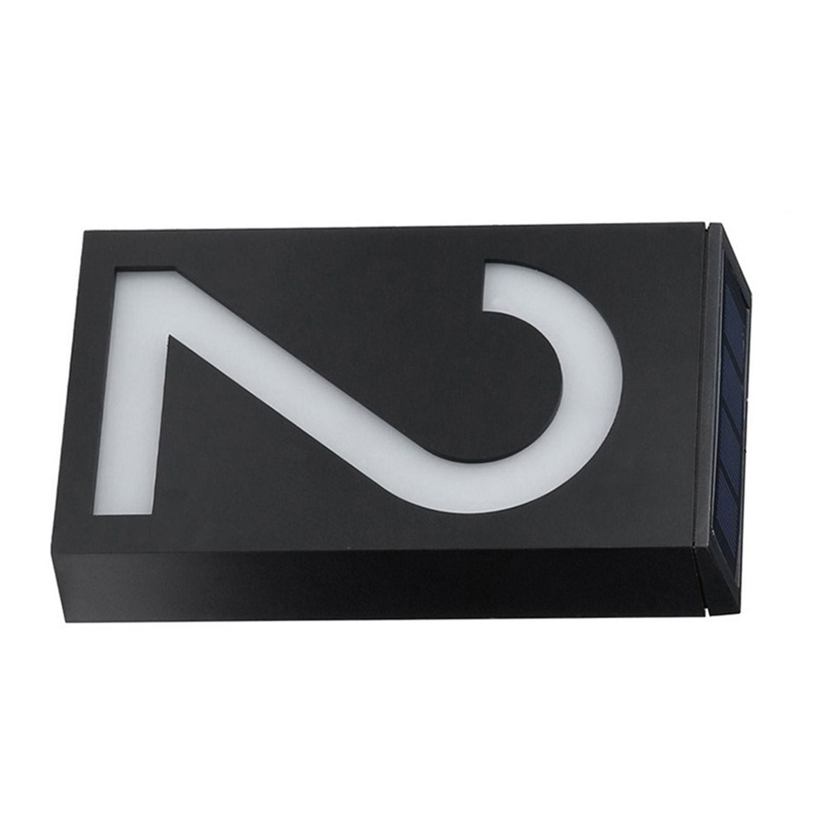 Solar House Number Light LED Illuminated Address Plaque for Houses Address view 4