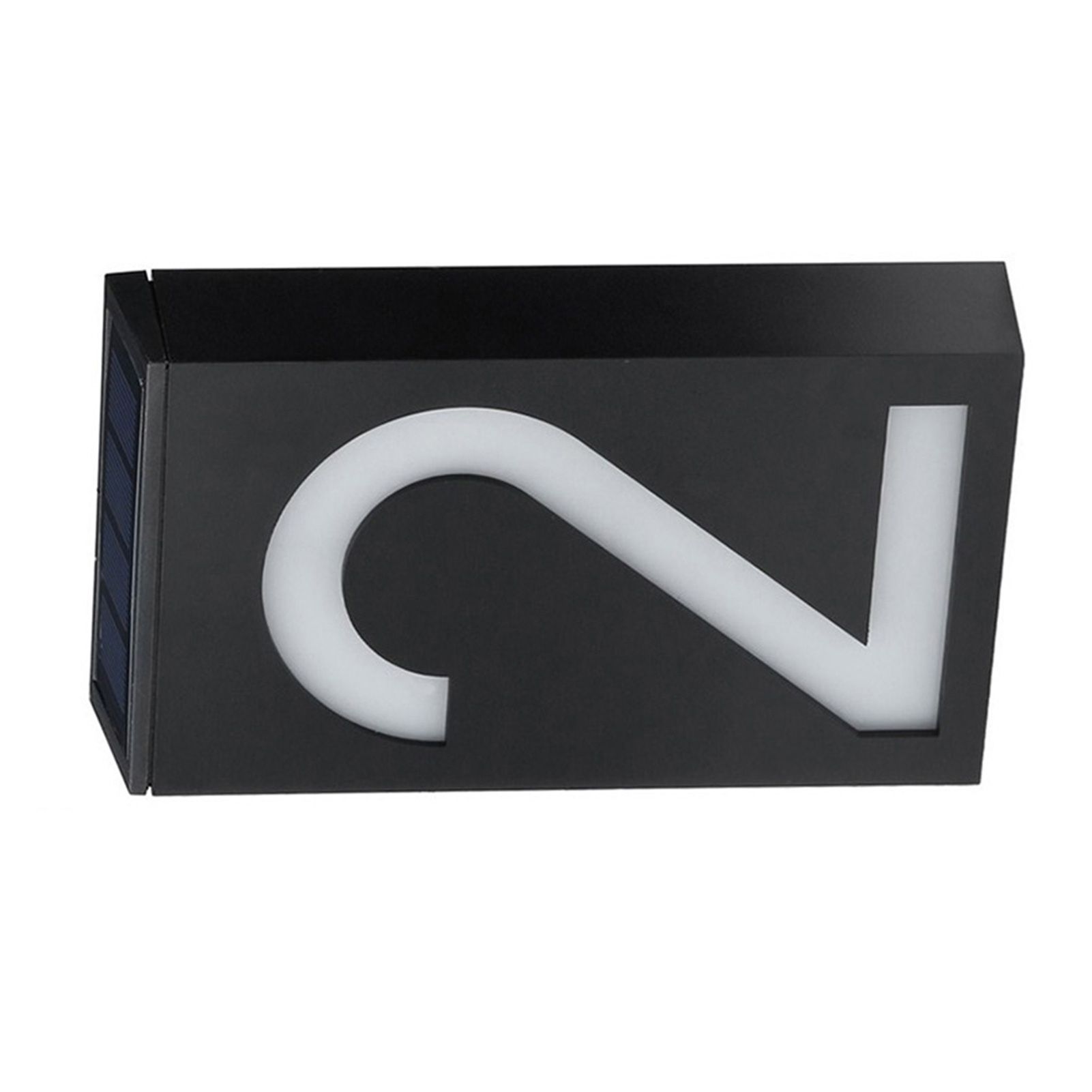 Solar House Number Light LED Illuminated Address Plaque for Houses Address view 5