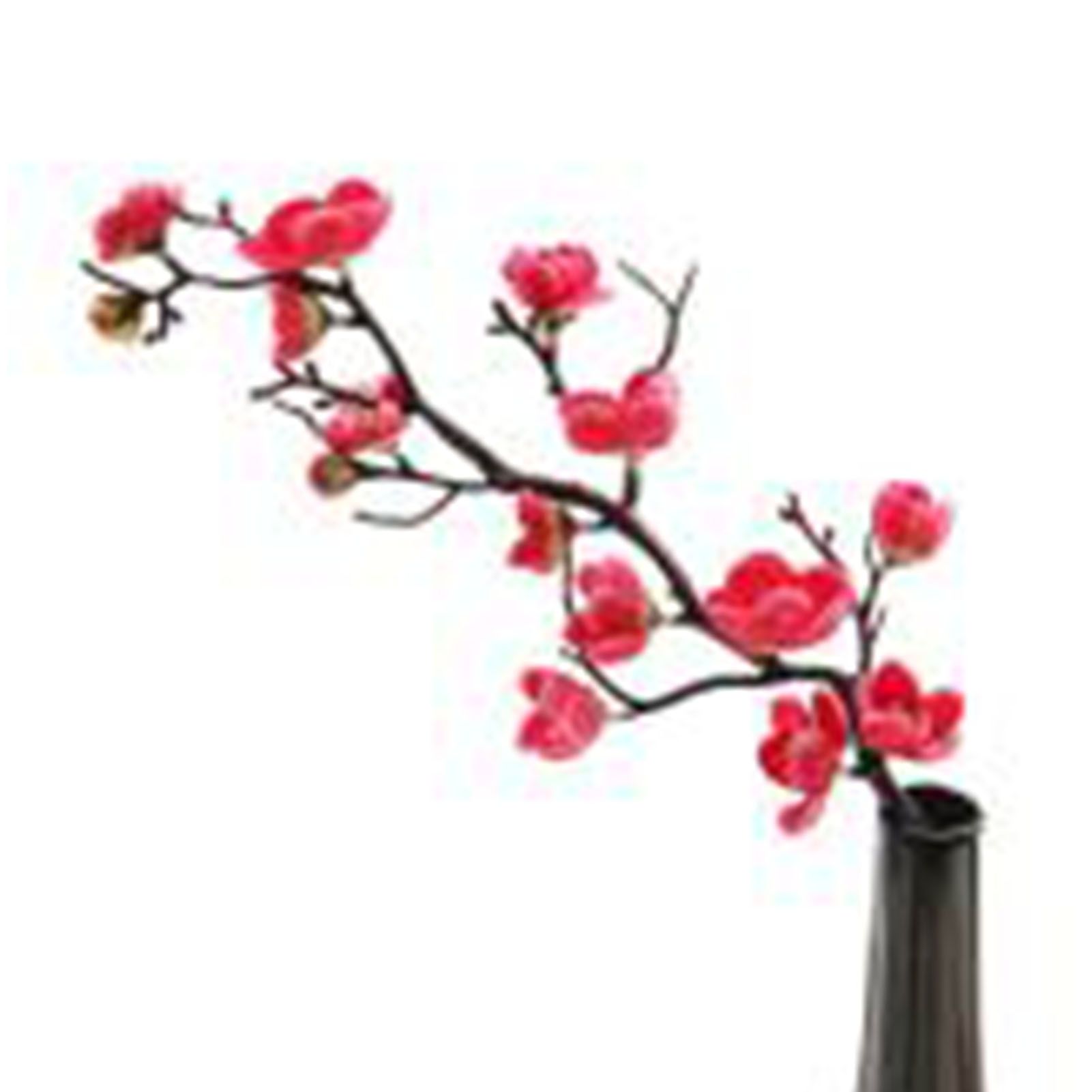 Artificial Plum Blossom Faux Flowers Long Stem Silk Simulation Plum Blossom view 2