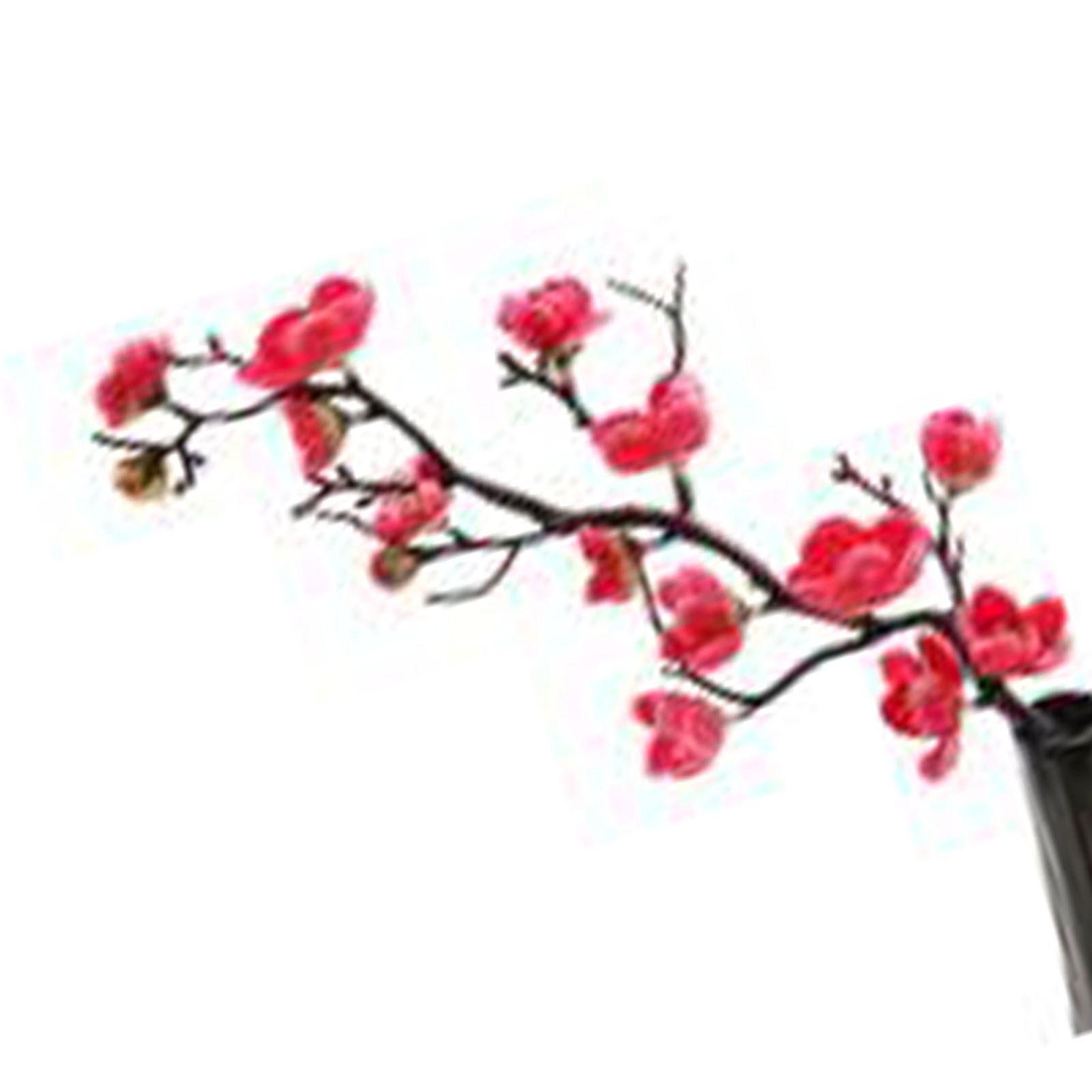 Artificial Plum Blossom Faux Flowers Long Stem Silk Simulation Plum Blossom view 4