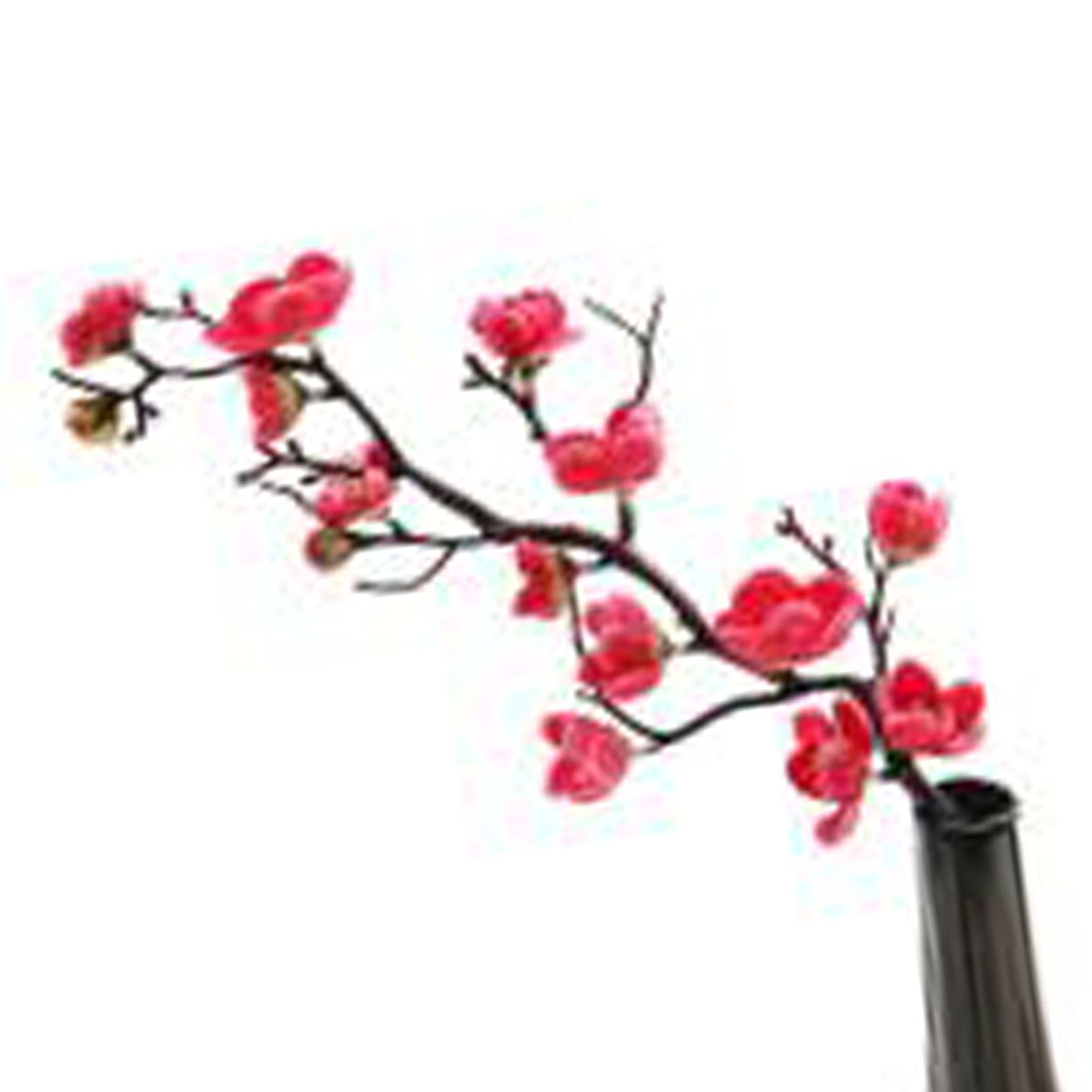 Artificial Plum Blossom Faux Flowers Long Stem Silk Simulation Plum Blossom view 5