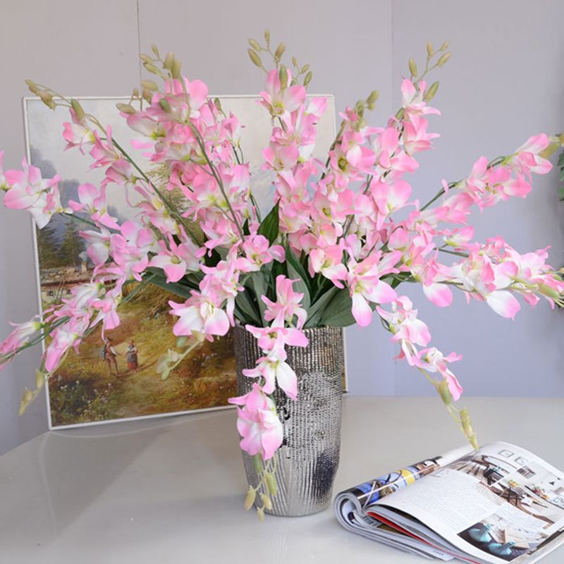 Artificial Flower Branch Lifelike False Silk Flower Branch for DIY view 2