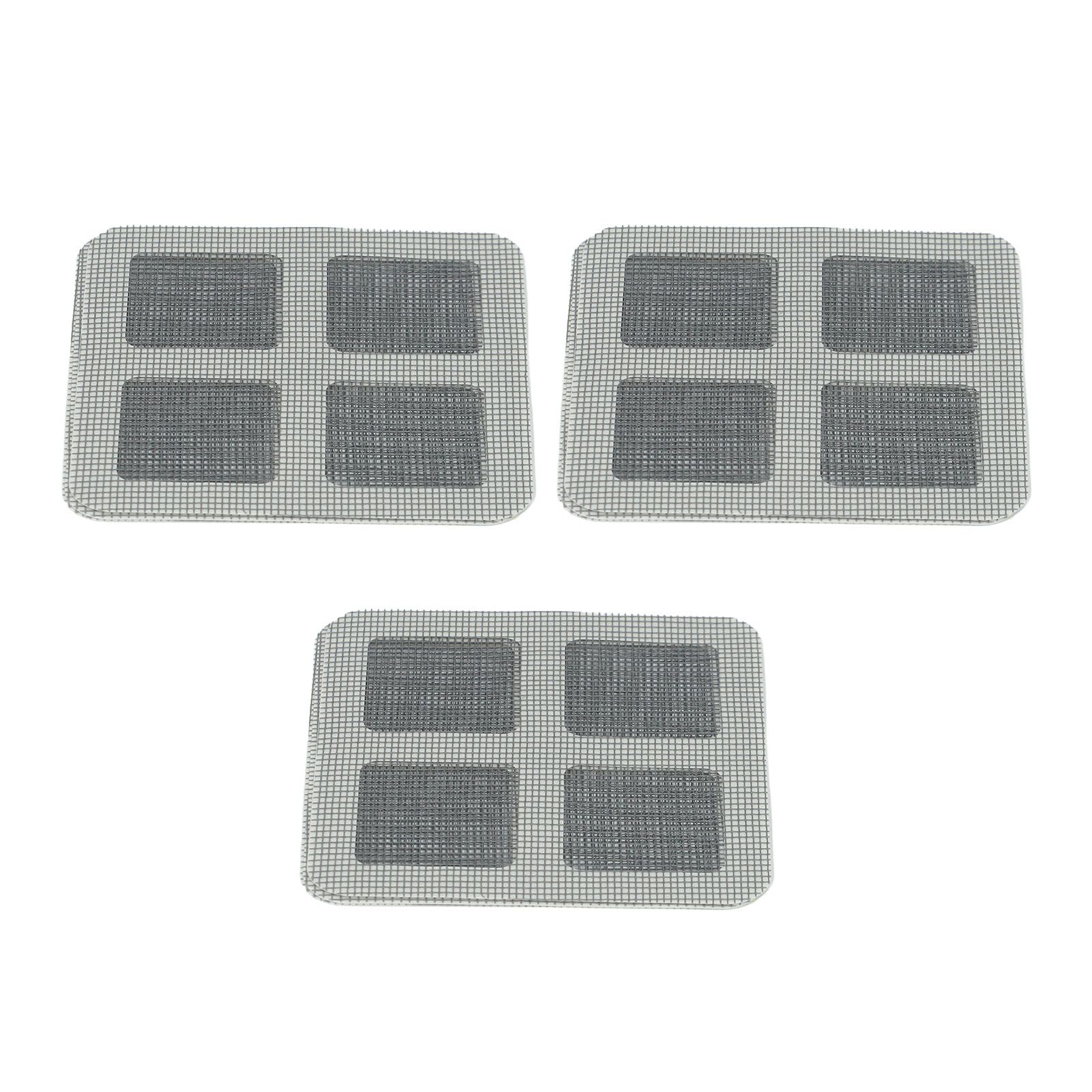 3 Set Window Screen Patches Repair Kit Strong Self Adhesive Window Screen view 2