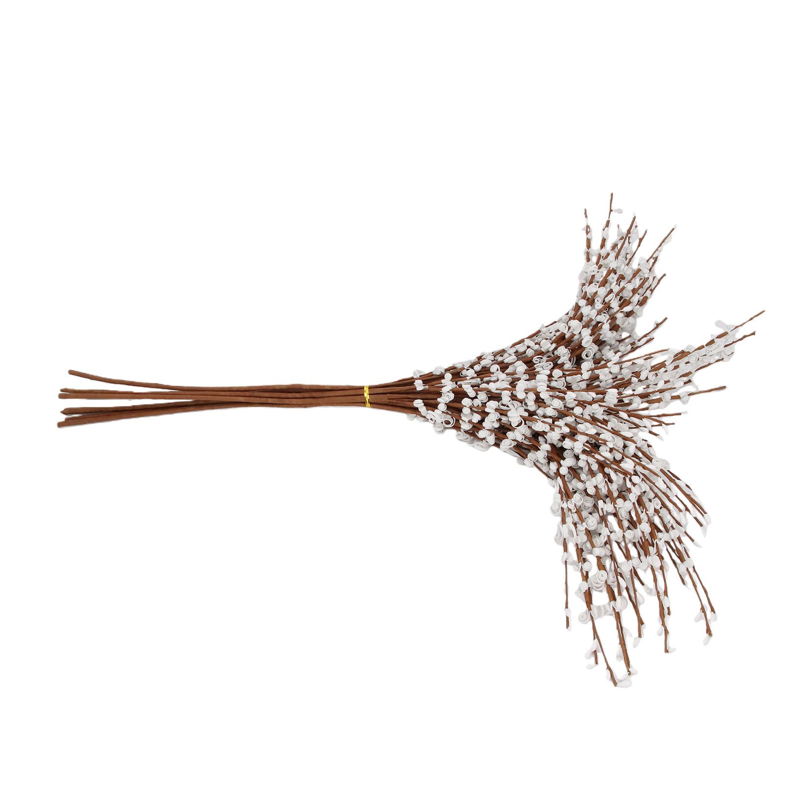 10Pcs Artificial Flower High Branch White Berries Floral Decoration for Yard view 7