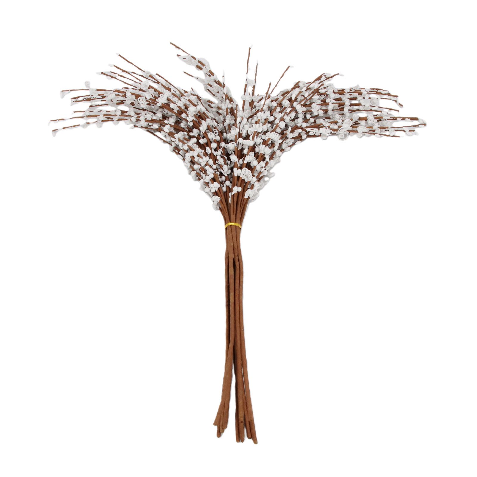 10Pcs Artificial Flower High Branch White Berries Floral Decoration for Yard view 9