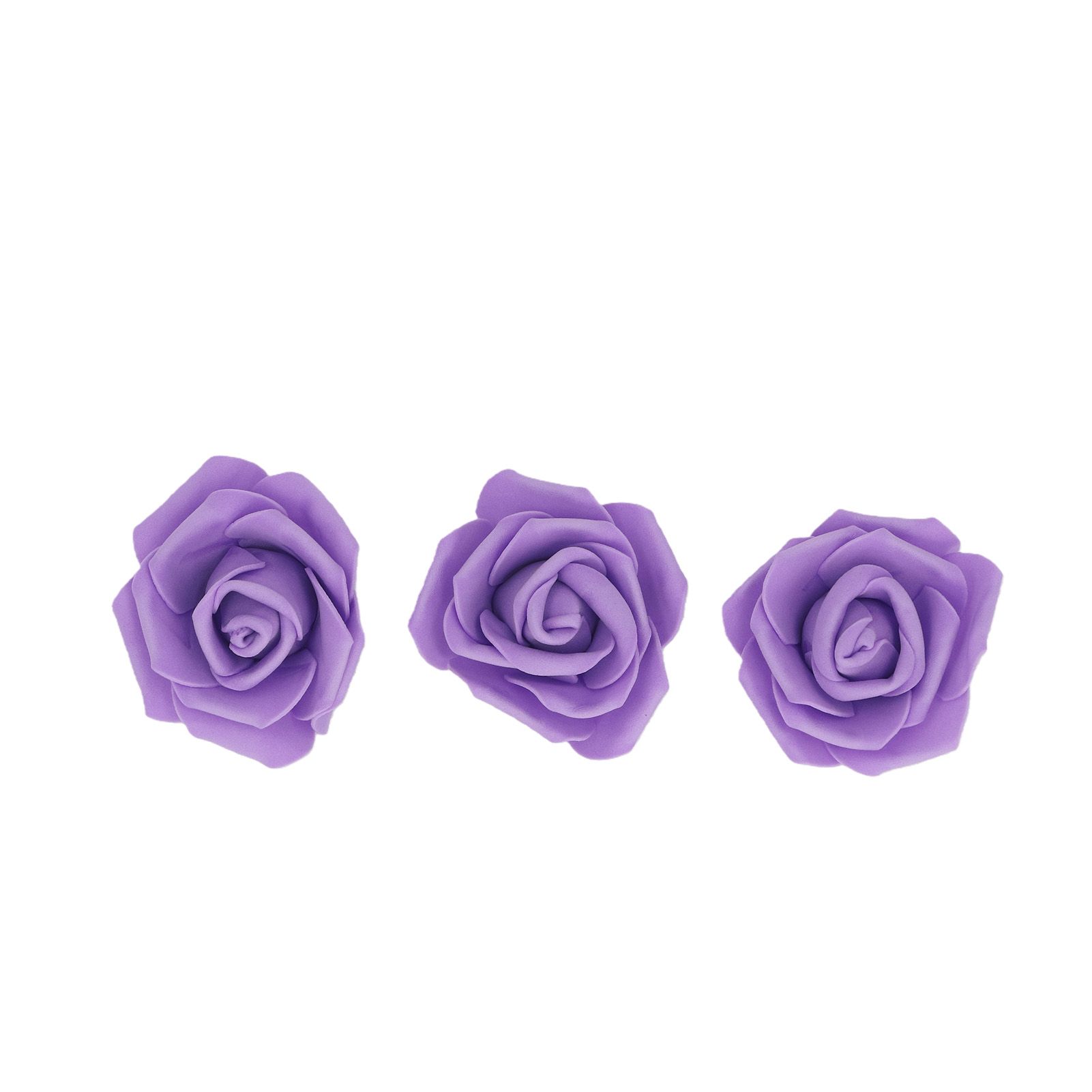 50PCS Artificial Flowers Real Looking Handcrafted Reusable Foam Flowers for view 4