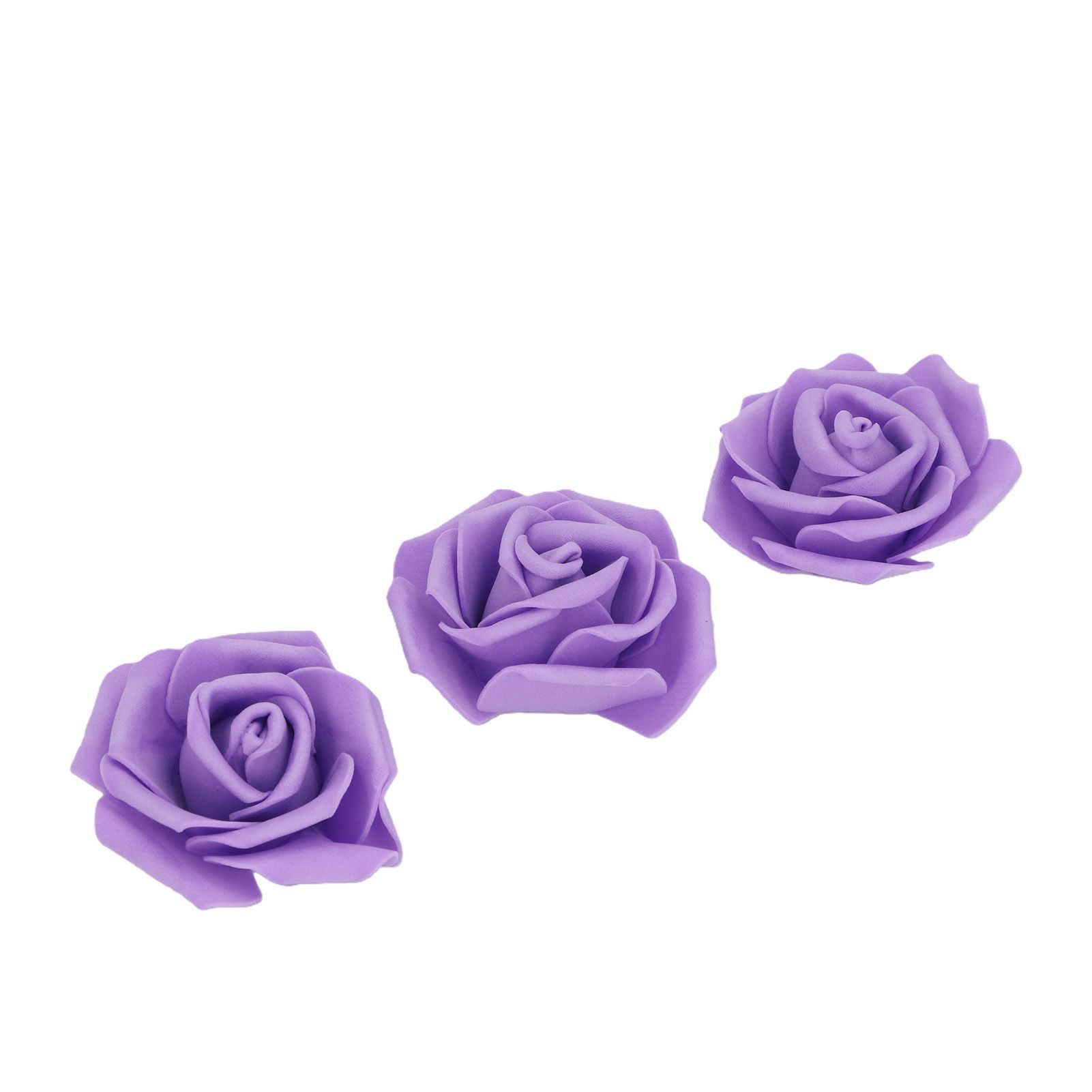50PCS Artificial Flowers Real Looking Handcrafted Reusable Foam Flowers for view 5