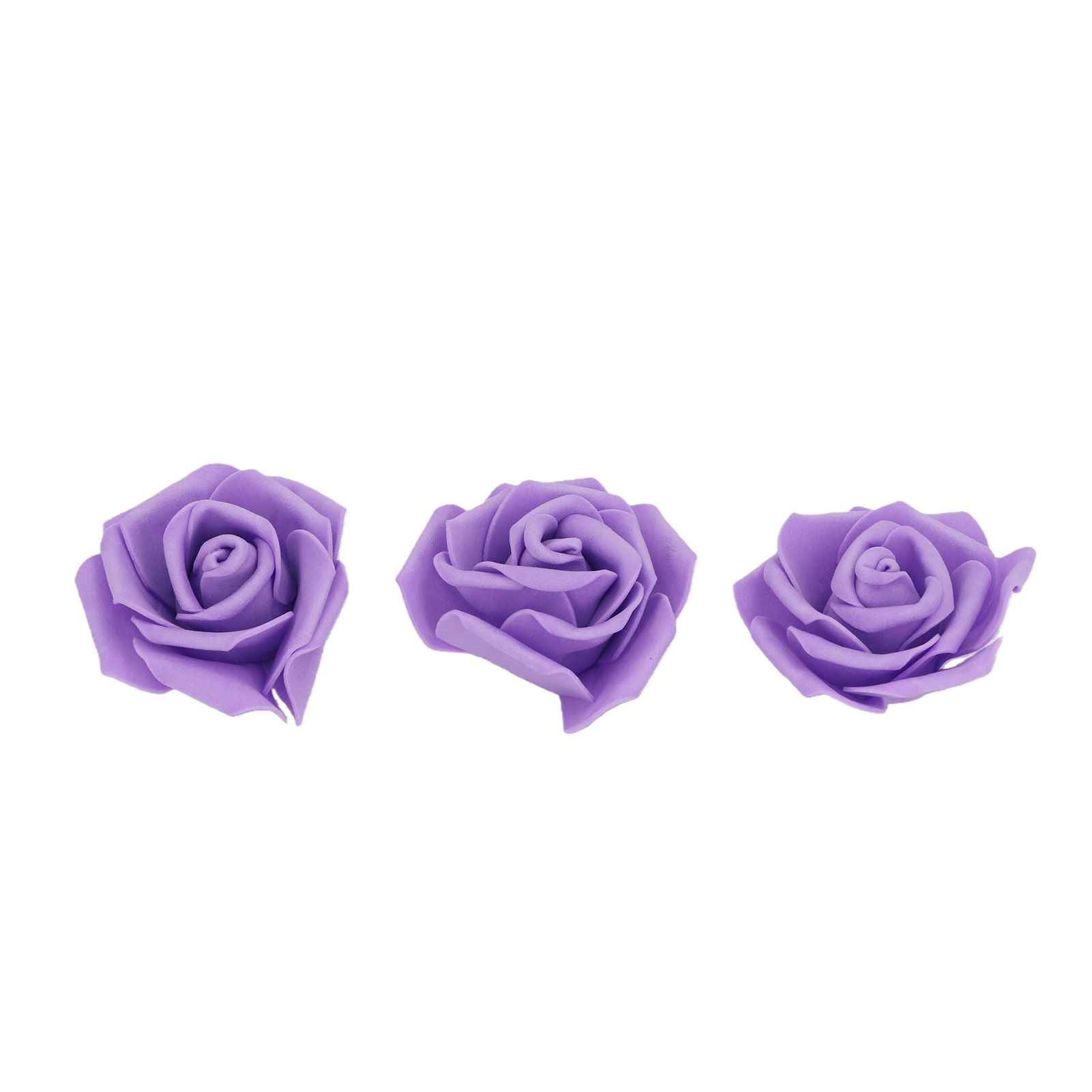 50PCS Artificial Flowers Real Looking Handcrafted Reusable Foam Flowers for view 7