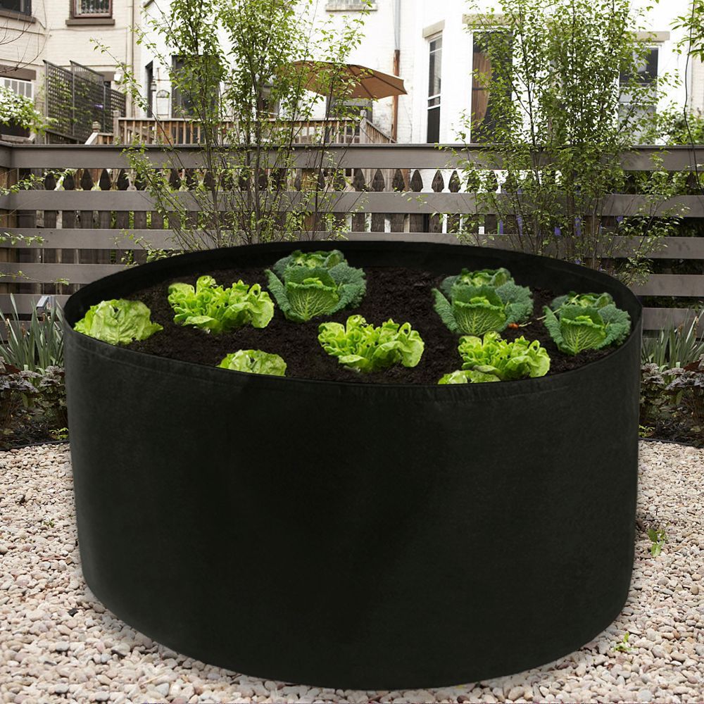 Fabric Grow Bag 150 Gallon 116cm Diameter 56cm Height 1mm Thick Felt Cloth view 2