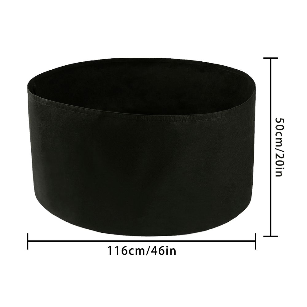 Fabric Grow Bag 150 Gallon 116cm Diameter 56cm Height 1mm Thick Felt Cloth view 4