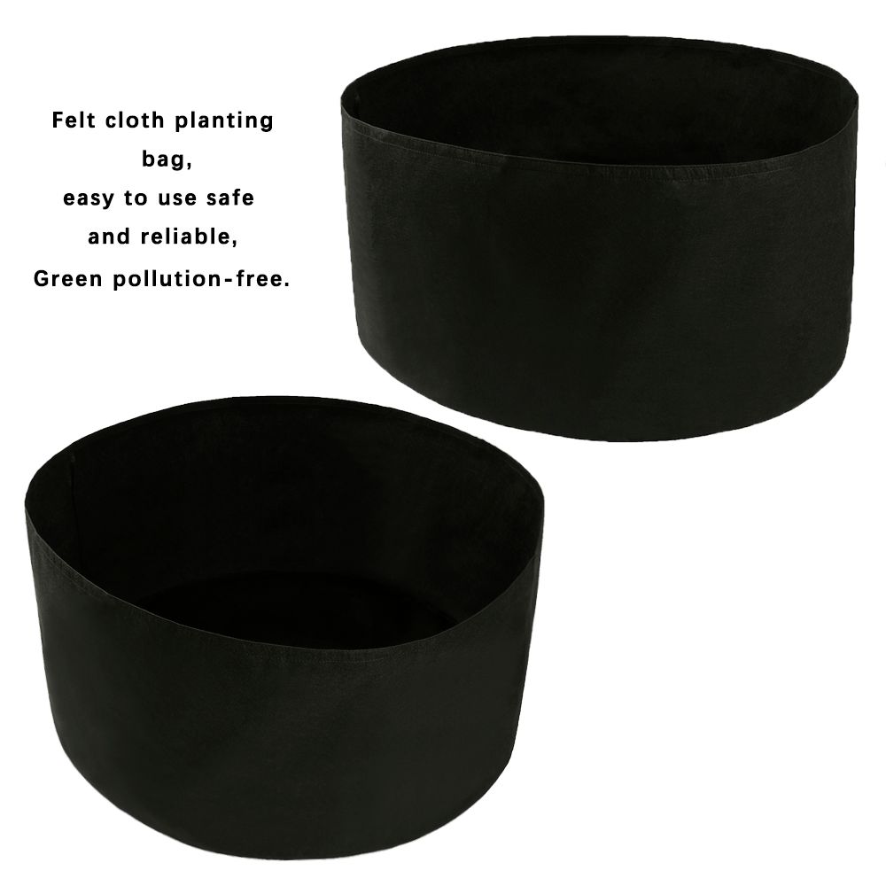 Fabric Grow Bag 150 Gallon 116cm Diameter 56cm Height 1mm Thick Felt Cloth view 6