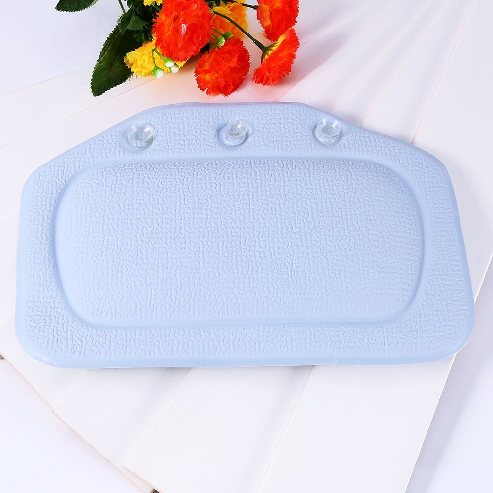 Bathroom Pillow Bathtub Head Rest Foam Design Spa Neck Cushion With Suction Cup view 12