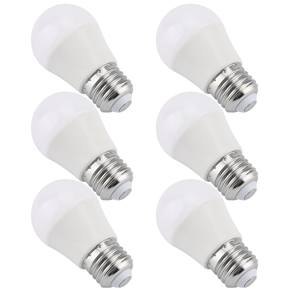 6 PCS 5W Mini LED Light Bulbs Warm White E26 Base G45 Bulb Lamps Illumination view 6