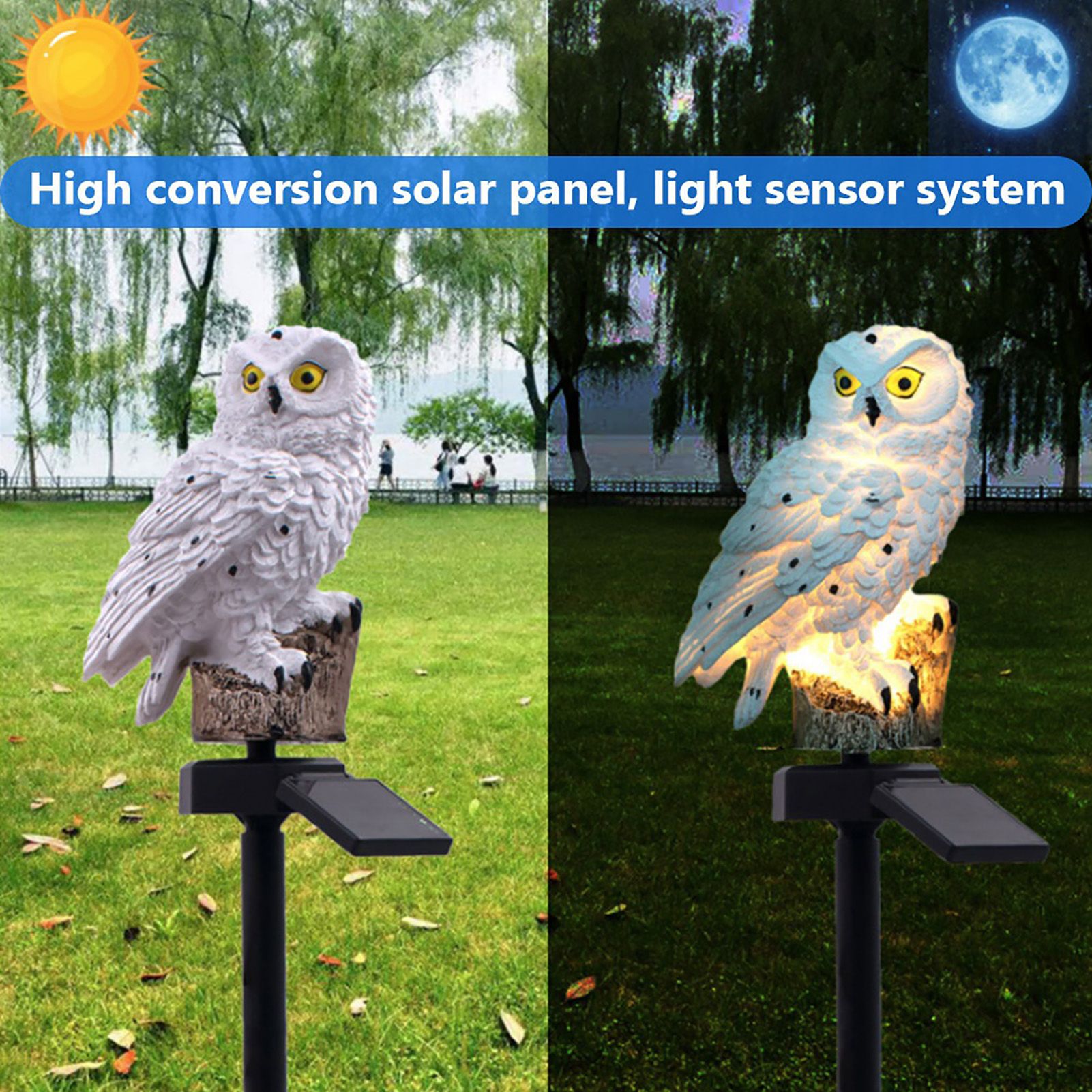 Solar Powered Waterproof Garden Light Outdoor Lawn Lamp for Home Garden view 10
