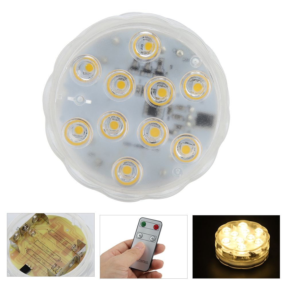 4.5V LED Underwater Light Warm White Waterproof Lamp for Fish Tank Pond view 5