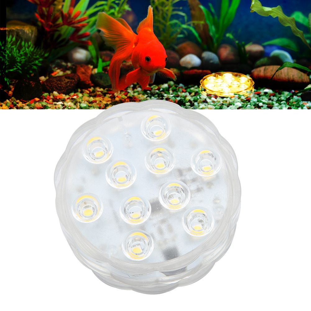 4.5V LED Underwater Light Warm White Waterproof Lamp for Fish Tank Pond view 6