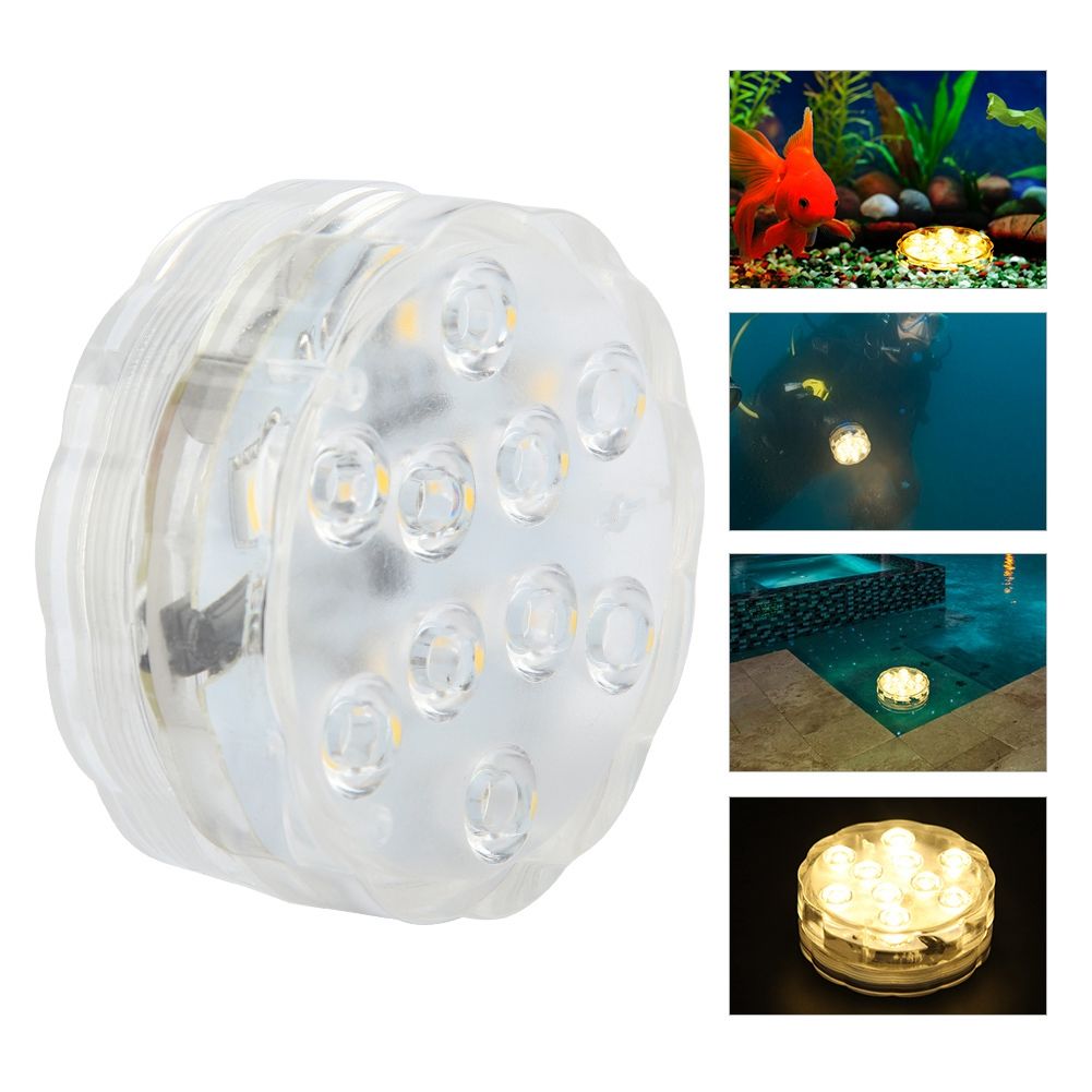 4.5V LED Underwater Light Warm White Waterproof Lamp for Fish Tank Pond view 7