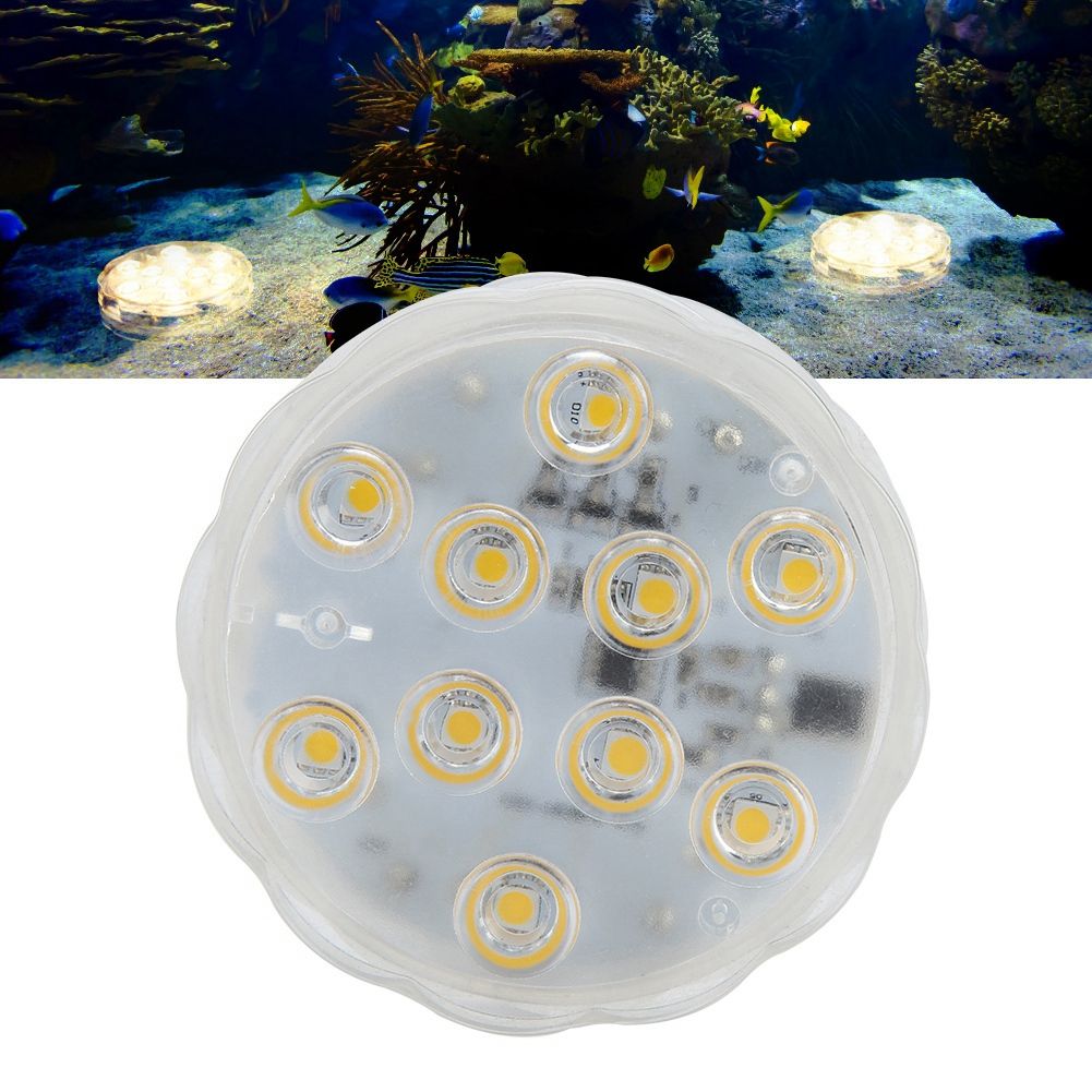 4.5V LED Underwater Light Warm White Waterproof Lamp for Fish Tank Pond view 8