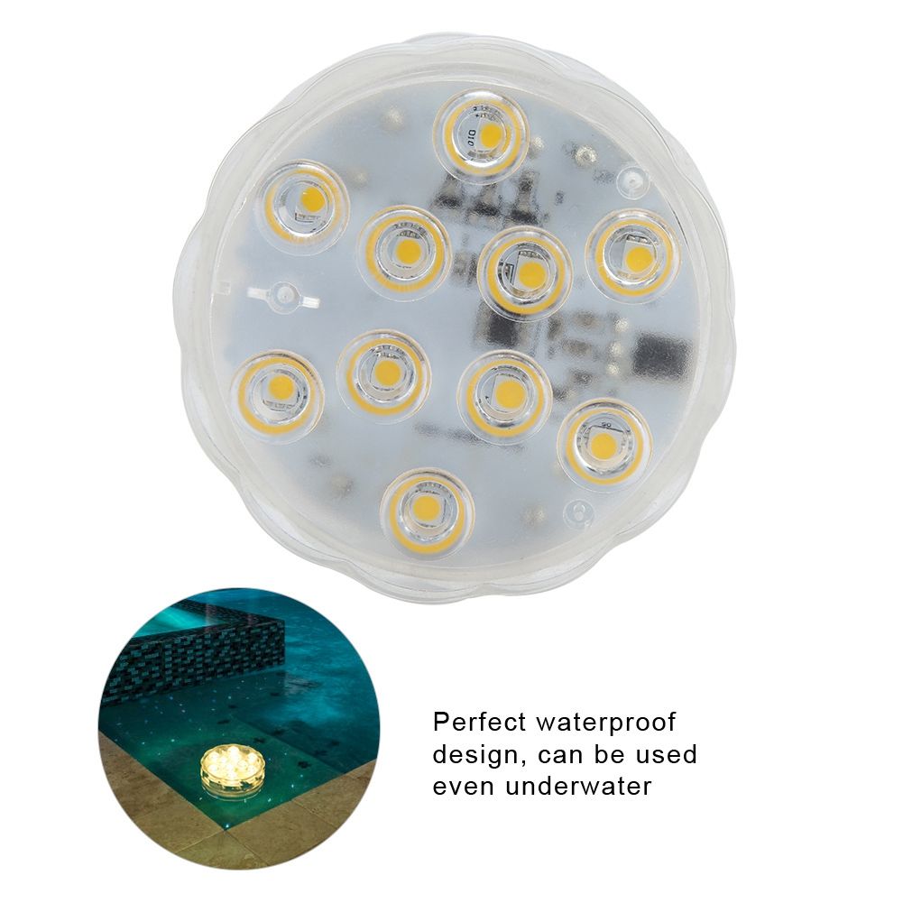 4.5V LED Underwater Light Warm White Waterproof Lamp for Fish Tank Pond view 11