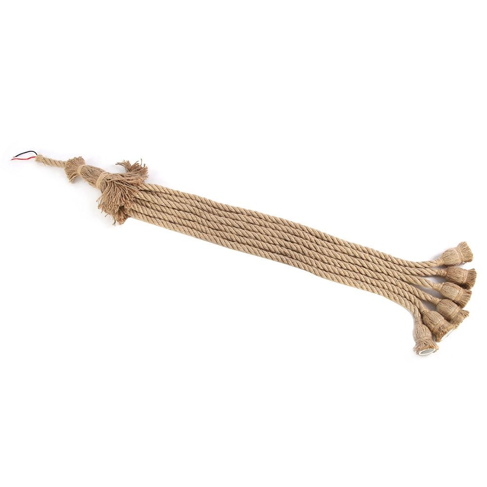 E27 Lamp Base 1m Hemp Rope Cord Electric Wire DIY Pendant Decorative Bulb with view 9