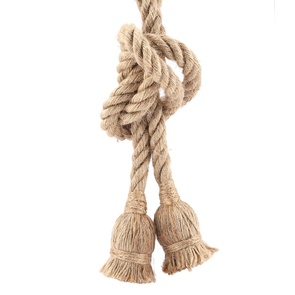 Vintage Hemp Rope Pendant Lights Lamp Bulb Base Holder for Room Decor view 6
