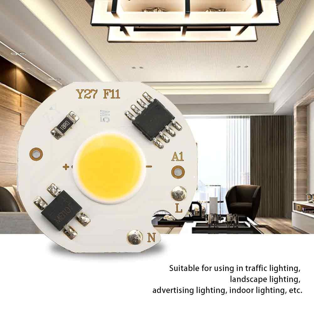 10Pcs AC220V 5W High Bright Integrated Chip Light Source COB Bead Spotlight view 6