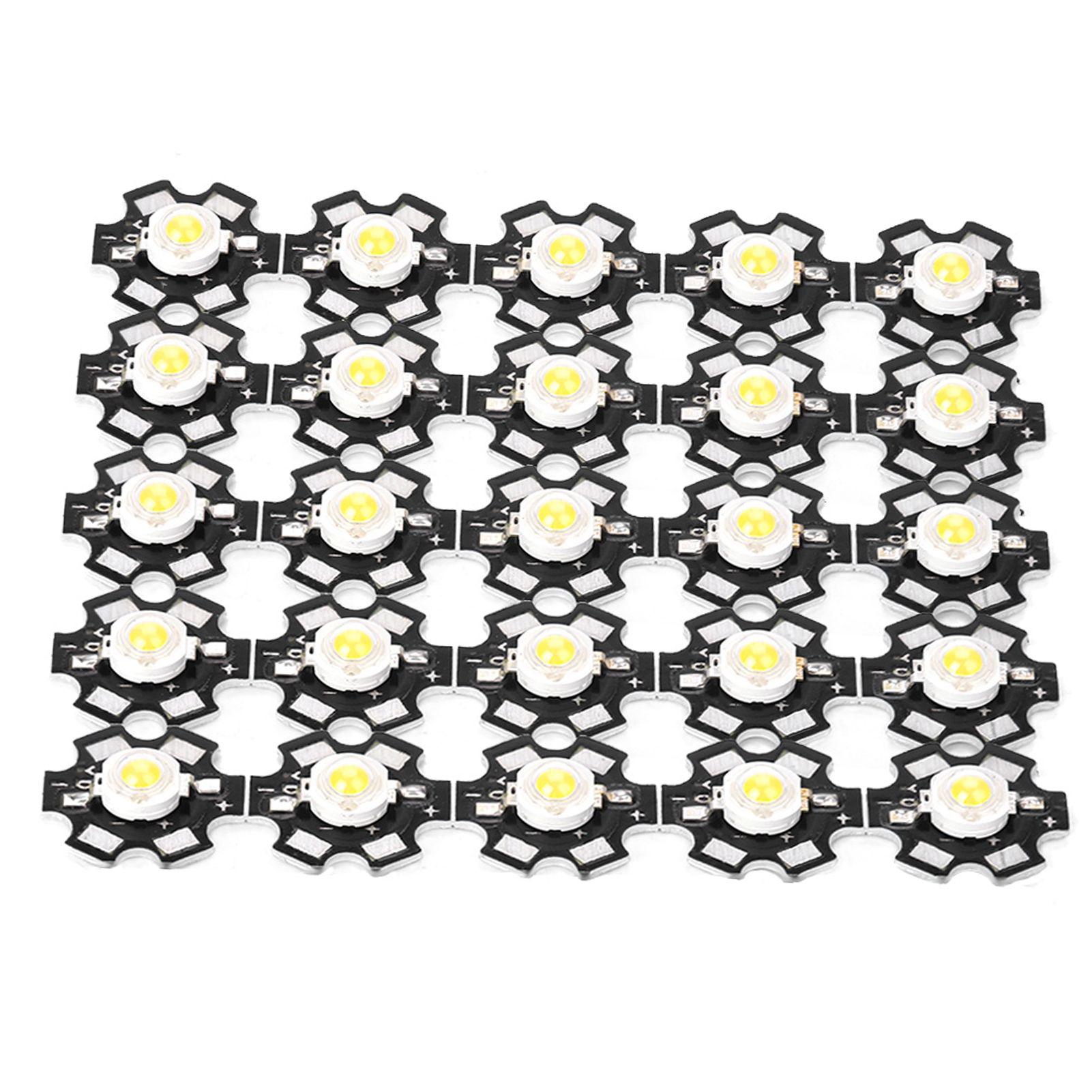 25PCS High Bright Integrated Chip Light Source LED Bead Spotlight Bulb White view 2