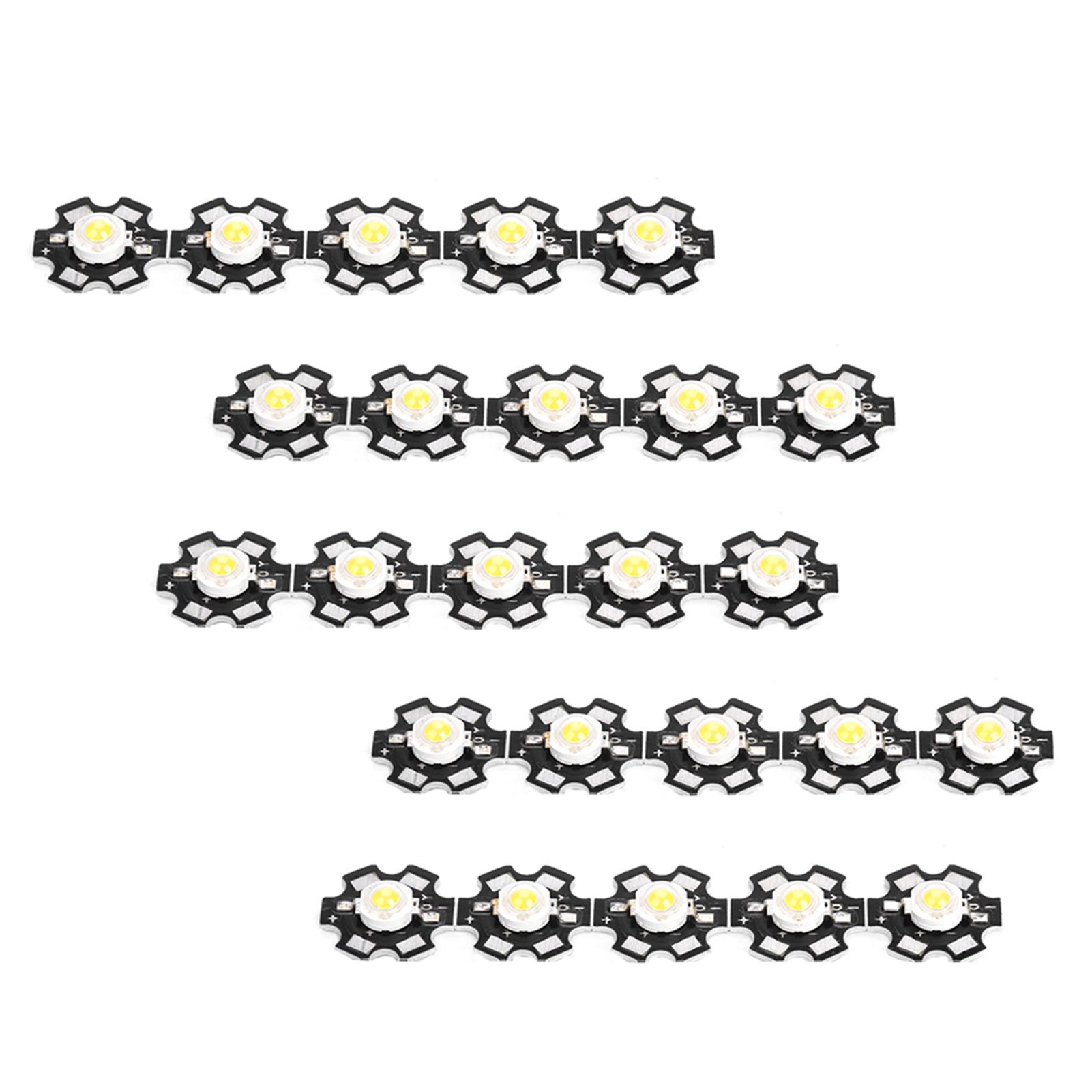 25PCS High Bright Integrated Chip Light Source LED Bead Spotlight Bulb White view 5