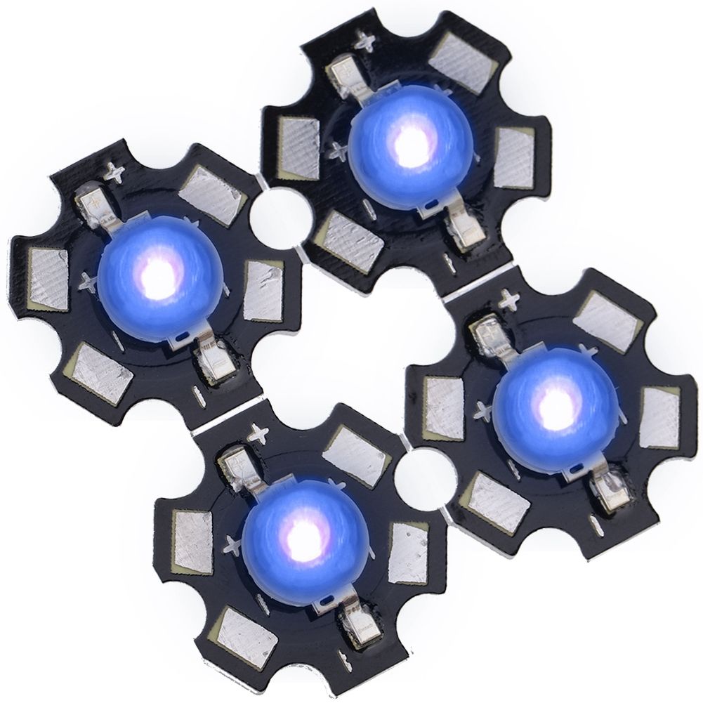 AXD-3W High Power UV Purple LED Lamp Beads Diode Chips With Aluminium Base