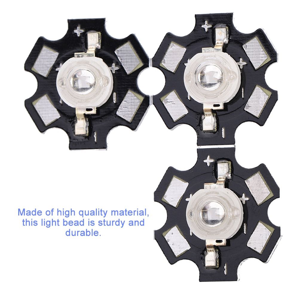 AXD-3W High Power UV Purple LED Lamp Beads Diode Chips With Aluminium Base view 12