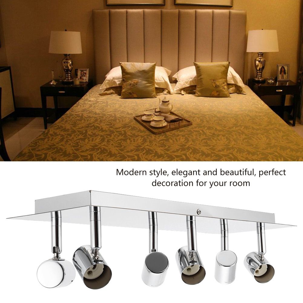 86-265V 18W GU10 6 Heads LED Ceiling Light Downlight Recessed Lamp for Wall view 7