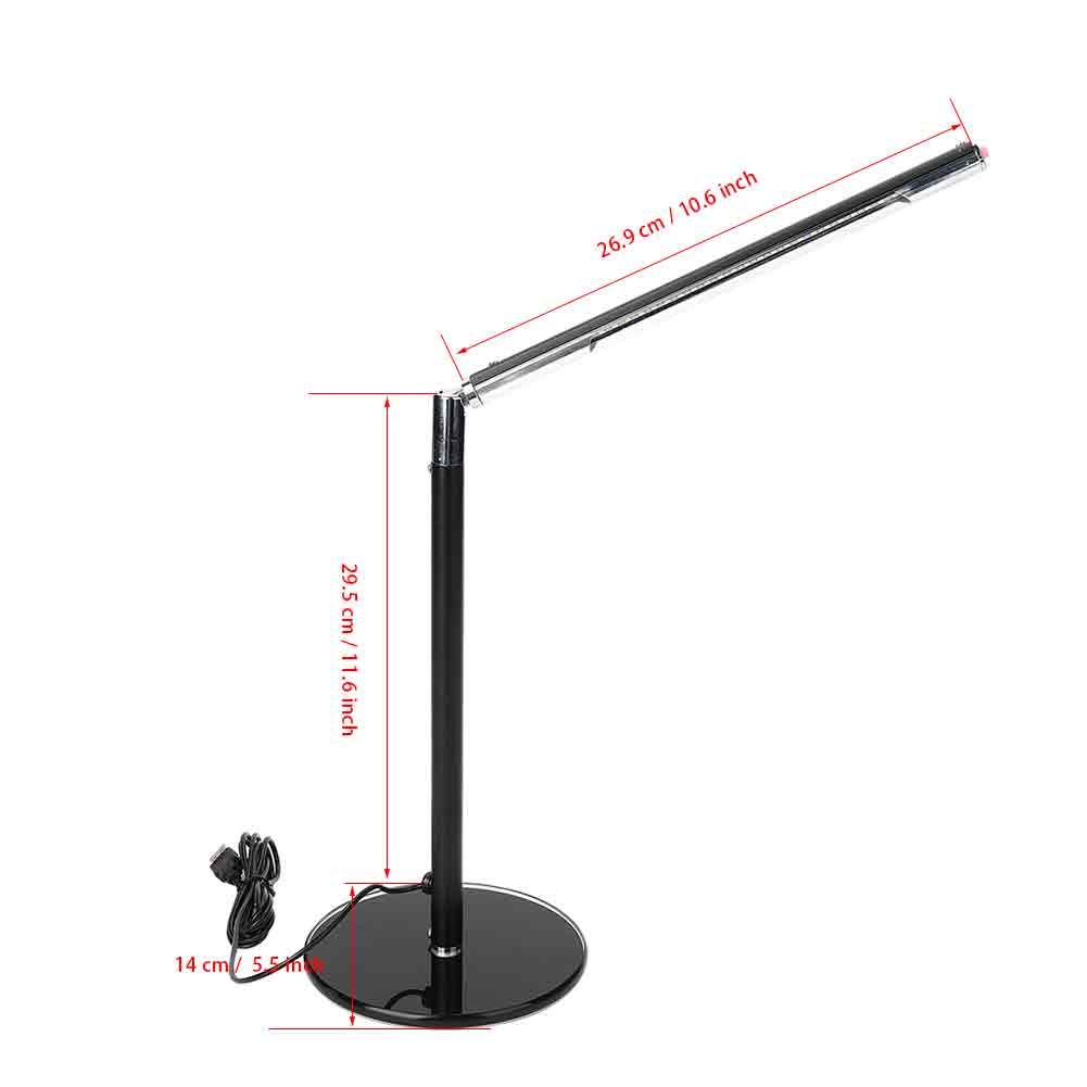 DC5V 4.5W USB Charging LED Table Lamp Folding Desk Light for Bedroom Reading view 8