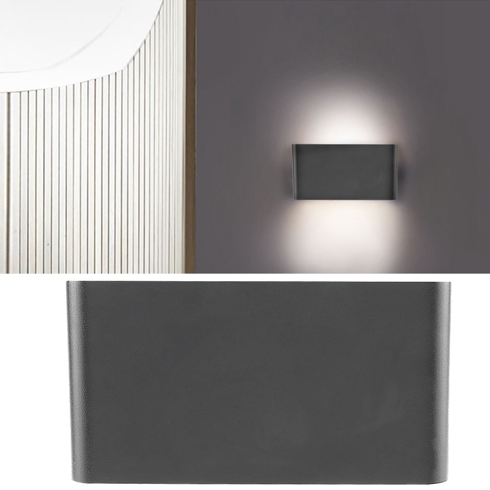 12W LED Wall Lamp Outdoor Waterproof Lamp Square Garden Lamp Aisle Balcony Lamp