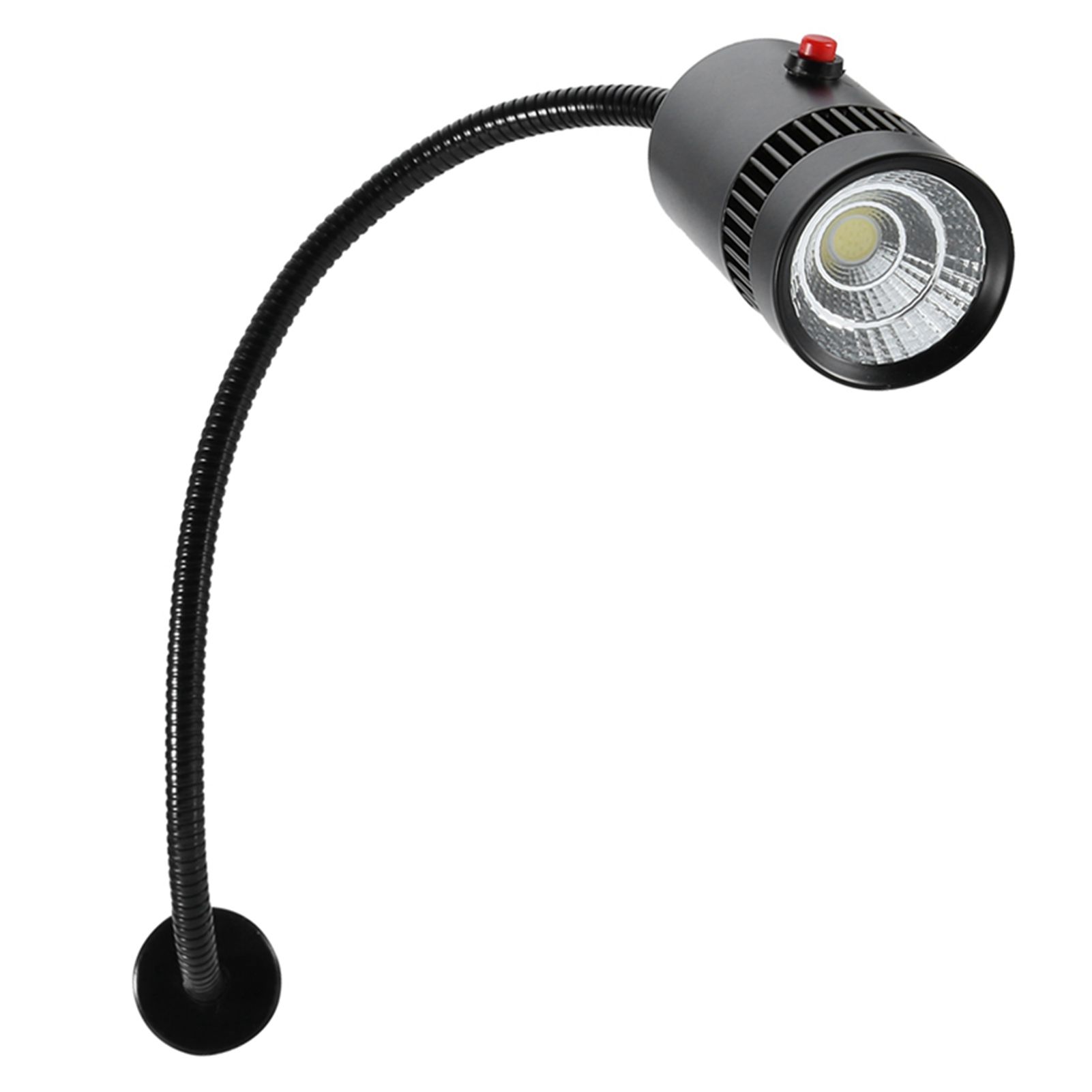 7W LED Adjustable Neck Machine Tool Lathes Lamp Magnetic Mount view 3