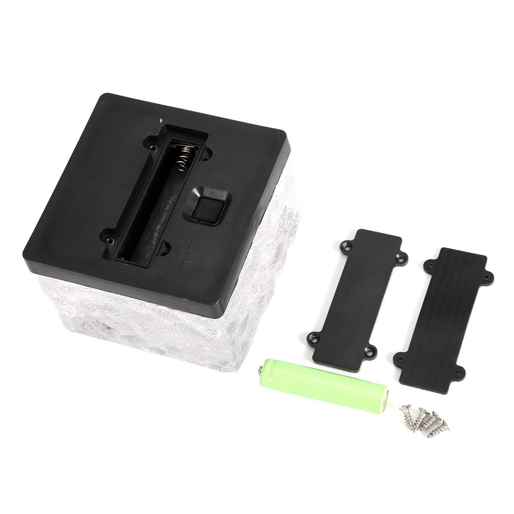 Waterproof Solar Powered LED Light Buried Ice Brick Lamp for Outdoor Yard view 8