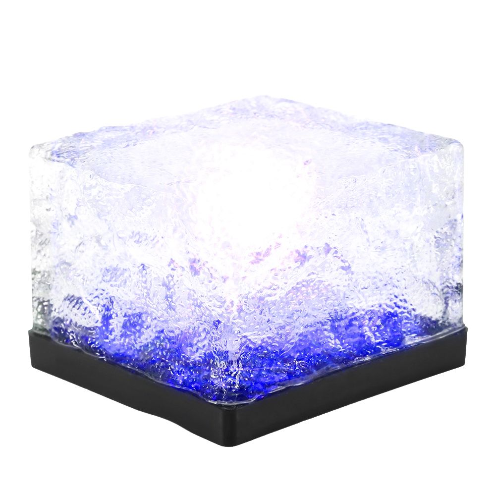 Waterproof Solar Powered LED Light Buried Ice Brick Lamp for Outdoor Yard view 10