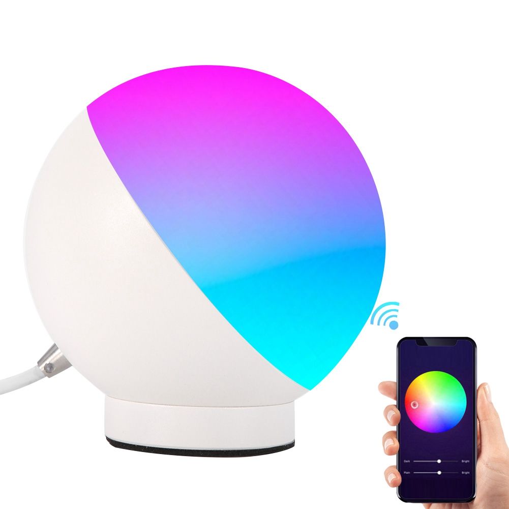Wireless WiFi Smart RGBW Desk Lamp Voice Control LED Table lamps 100-