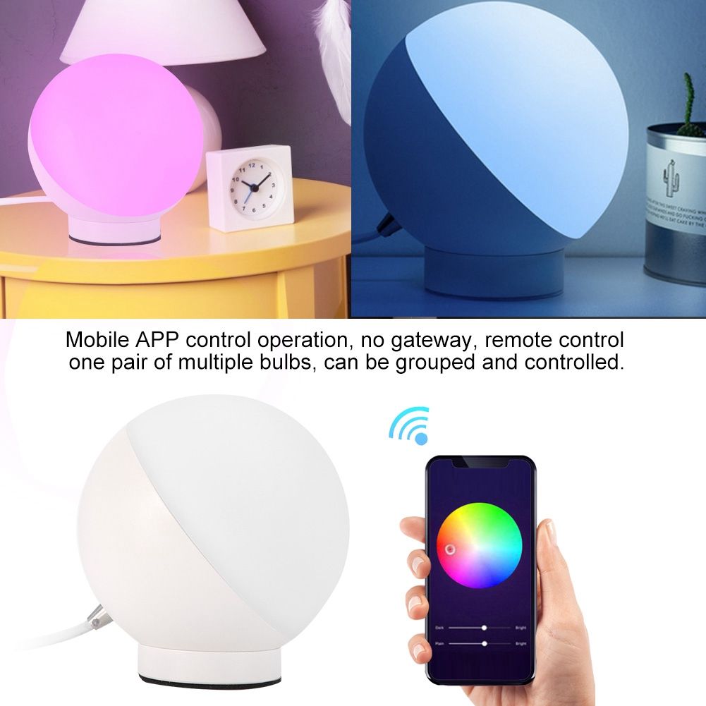 Wireless WiFi Smart RGBW Desk Lamp Voice Control LED Table lamps 100- view 7