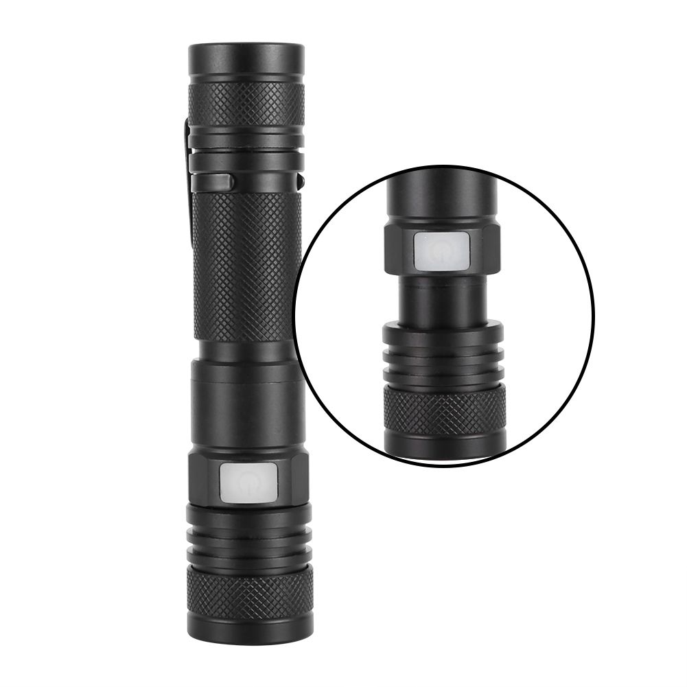 Portable USB Charging LED Aluminum Waterproof Outdoor Supper Bright Emergency view 8